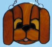 Stained Glass Puppy